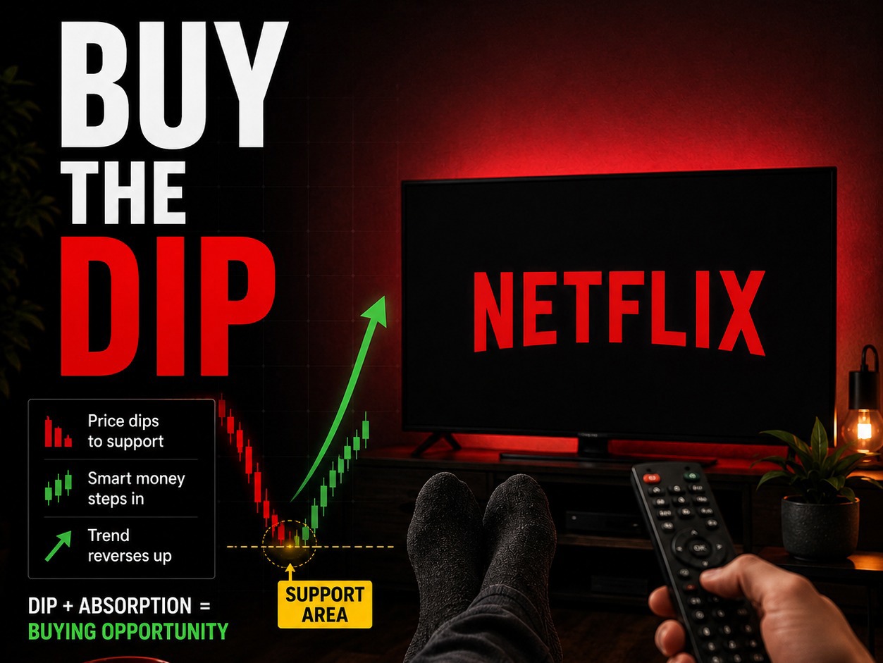 Buy the dip at Netflix
